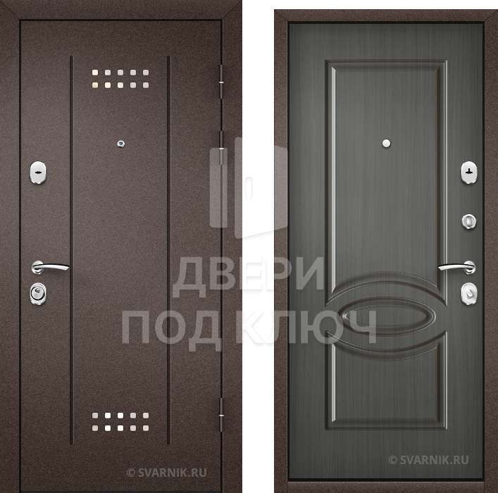 Входная дверь с установкой в коттедж ДПК-7732