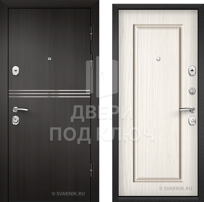 Вторая металлическая входная дверь для дома ДПК-2176