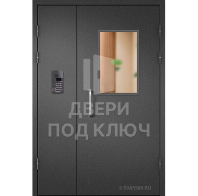Подъездная дверь с окном для многоквартирного дома ДПК-13751